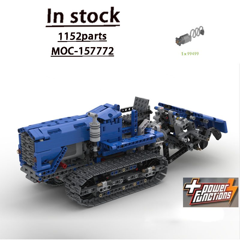 Urban Farming Model - MOC-157772 Trator Agrícola Urbano de Esteira,