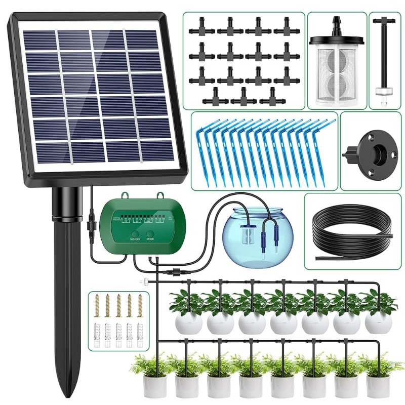 Urban Farming System - Kit de irrigação solar inteligente, 6v,