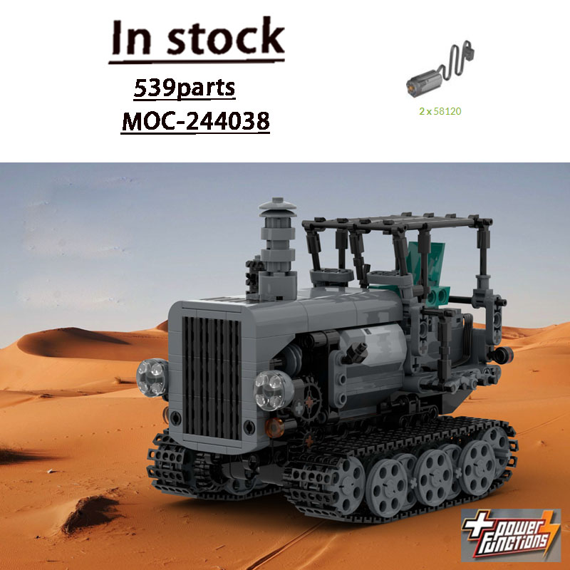 Urban Farming Model - MOC-244038 Trator Agrícola Urbano Retrô, Modelo