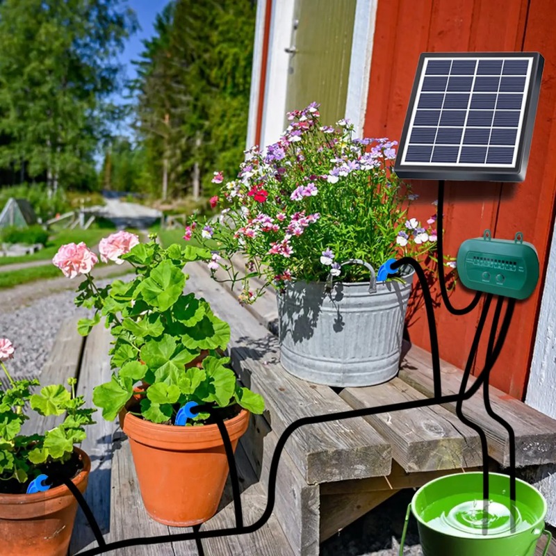 Kit de irrigação solar intelig - Urban Farming System avaliação e preço